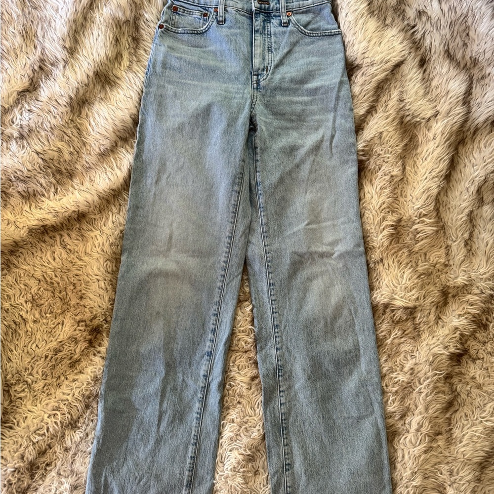 Madewell Light Blue Wide-Leg Jeans